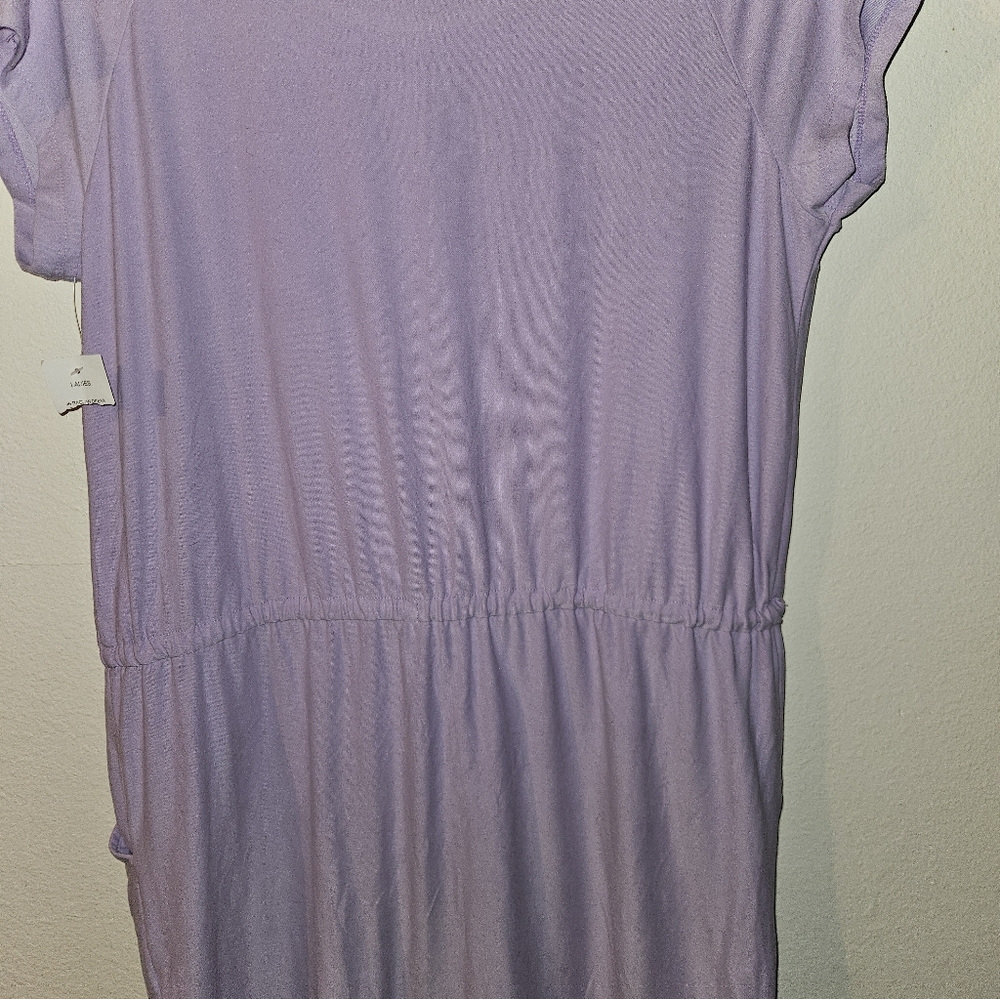 Just Be Womans Purple T Shirt Dress Size M - Picture 12 of 12